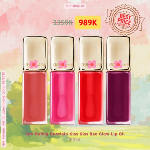 Son Dưỡng Guerlain Kiss Kiss Bee Glow Lip Oil