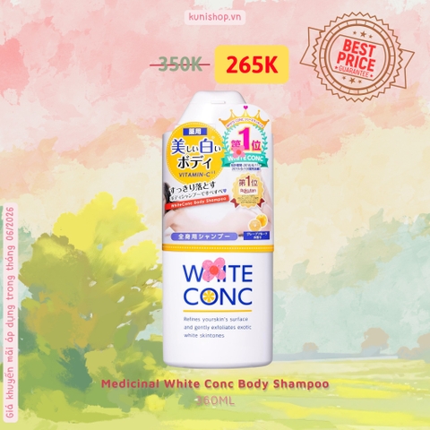 Medicinal White Conc Body Shampoo