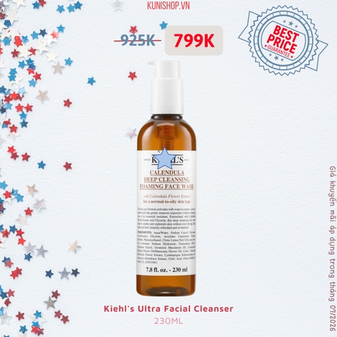 Sữa rửa mặt Kiehl's Calendula Deep Cleansing Foaming Face Wash