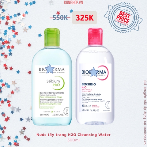 Tẩy trang Bioderma Sebium H2O Cleansing Water