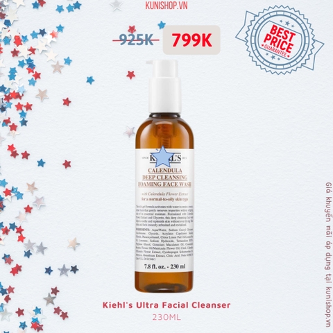 Sữa rửa mặt Kiehl's Calendula Deep Cleansing Foaming Face Wash