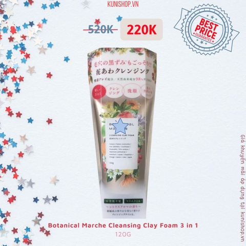 Botanical Marche Cleansing Clay Foam 3 in 1