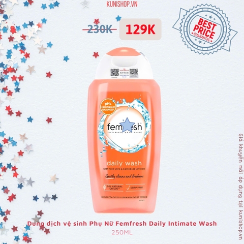 Dung dịch vệ sinh Phụ Nữ Femfresh Daily Intimate Wash