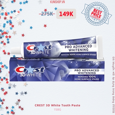 CREST 3D White Tooth Paste