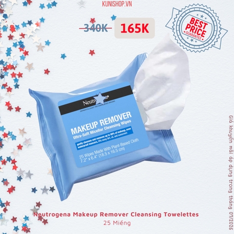 Neutrogena Makeup Remover Cleansing Towelettes 25 pack