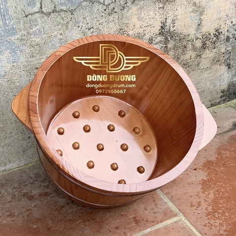 bán chậu ngâm chân gỗ massage