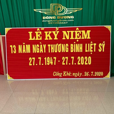 bộ chữ trang trí hội trường