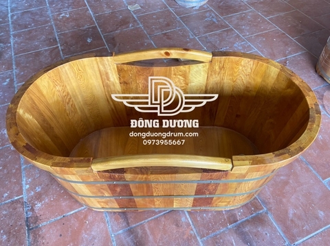bồn tắm bằng gỗ mini cao cấp