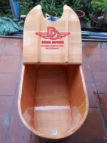 bồn xông hơi nắp rời