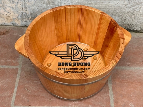chậu ngâm chân gỗ cho gia đình