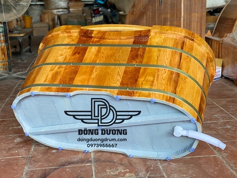 mặt đáy bồn tắm gỗ mini