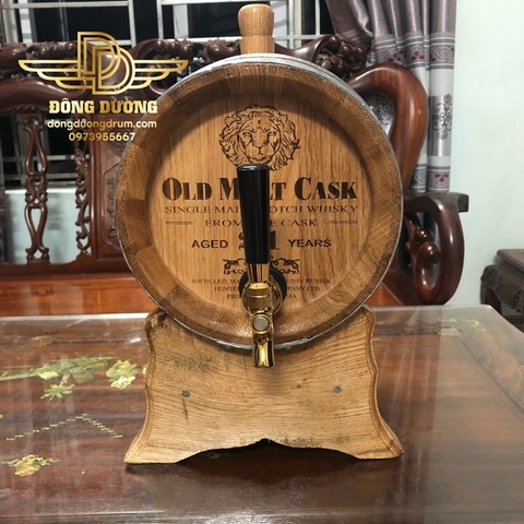 Thùng gỗ sồi 10l