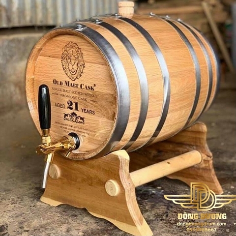 bình đựng rượu gỗ sồi 20l