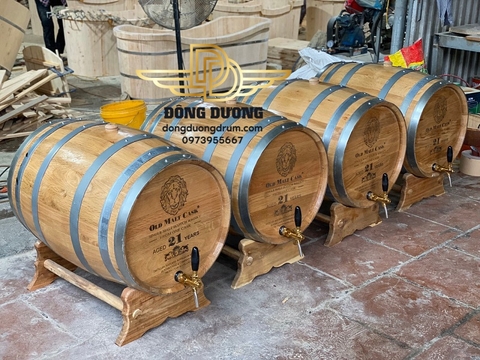 thùng gỗ sồi 50l giá xuất xưởng