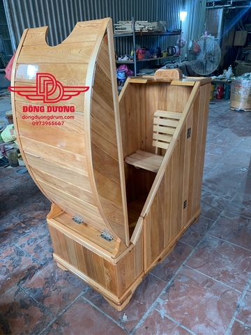 thùng gỗ xông hơi toàn thân