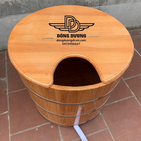 thùng tắm gỗ xông hơi spa