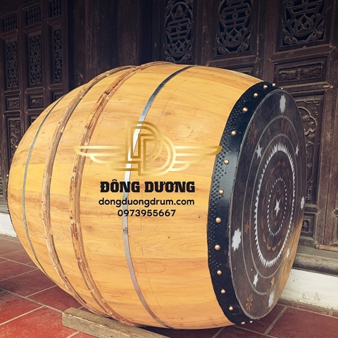 trống đại gỗ mít da trâu