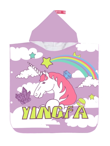 Áo choàng tắm lông cừu hai mặt trẻ em Yingfa Y18
