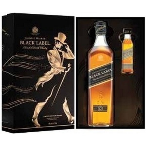 JOHNNIE WALKER BLACK 75CL + GOLD 5CL F19 GB - HỘP QUÀ