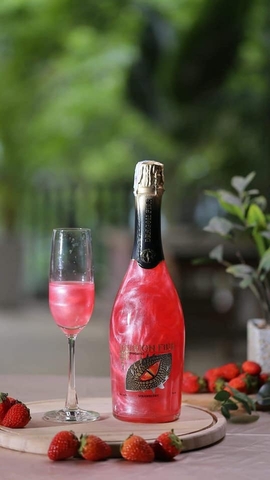 SPARKLING DRAGON FIRE STRAWBERRY- VỊ DÂU TÂY