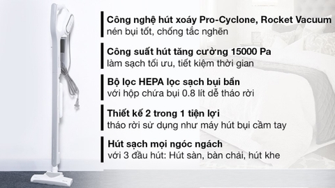 Máy hút bụi cầm tay Xiaomi Deerma DX700 / DX700S