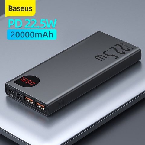 Sạc dự phòng Baseus 20000mAh 22.5W PD & QC3.0