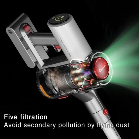 Máy hút bụi không dây cầm tay Redroad V17 – Lực hút vô địch