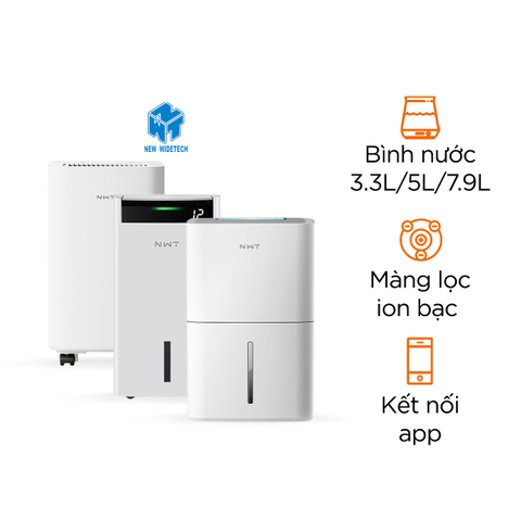 Máy hút ẩm Xiaomi thông minh New Widetech 10L – 12L – 18L- 24L – 30L – 60L