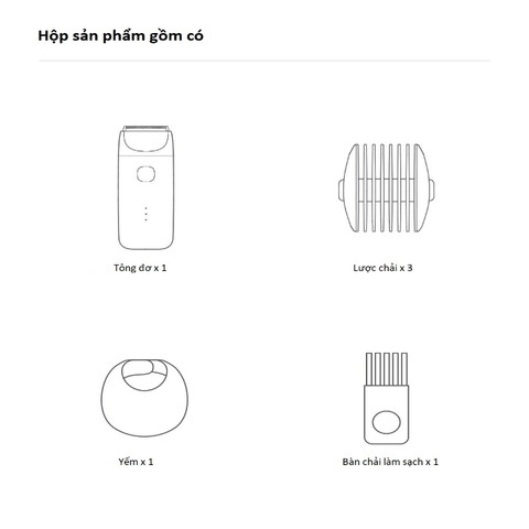 Tông đơ cắt tóc cho trẻ Xiaomi Mitu DIEL0384