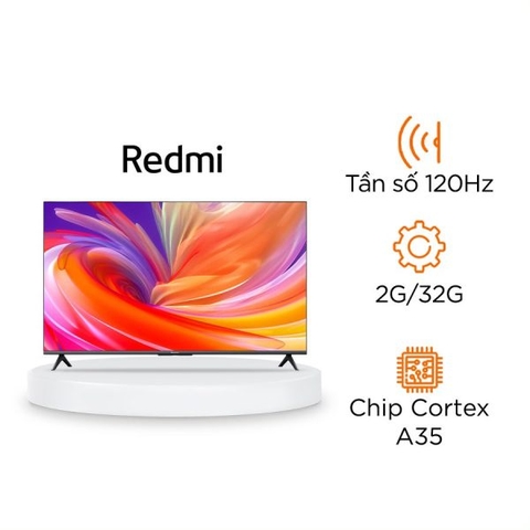 Tivi Xiaomi Redmi A75 75 inch- Màn hình 4K, tần số 120Hz, WiFi 2,4GHz/5GHz