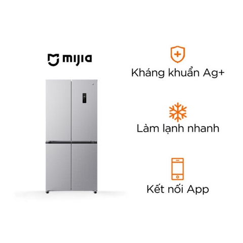 Tủ lạnh 4 cánh Xiaomi Mijia 501L – Công nghệ ion bạc kháng khuẩn, tiết kiệm điện