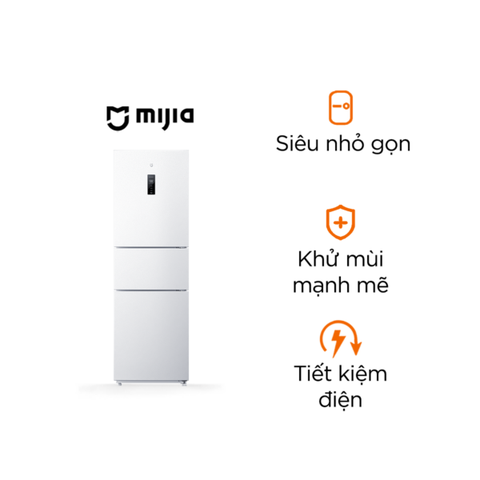 Tủ Lạnh 3 Cửa Xiaomi Mijia 256L – Cửa giữa điều chỉnh nhiệt độ linh hoạt, Hạn chế đông dính
