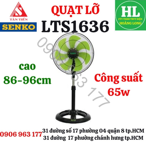 Senko - Quạt lở thân sắt Senko LTS1636 65w động cơ đồng 7 cánh chính hãng