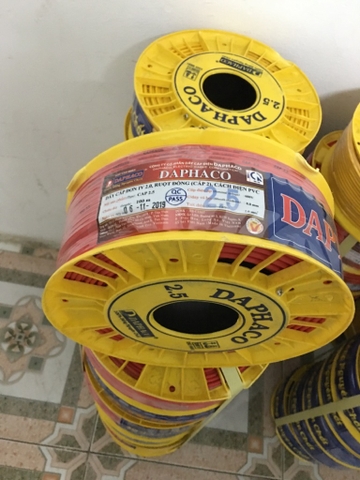Dây điện daphaco đơn 2.5 (100m)