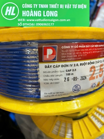 Dây điện daphaco đơn 2.5 (100m)
