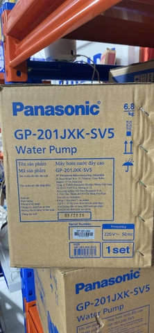 Panasonic- Bơm đẩy cao 200w Panasonic Mã GP-201JXK-SV5 mô tơ dây đồng chính hãng