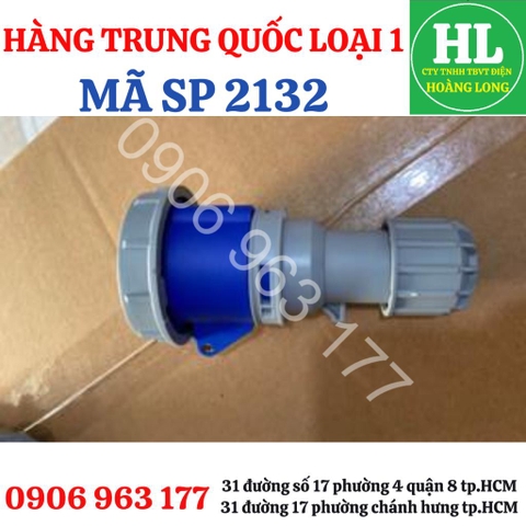 Phích cắm, ổ cắm công nghiệp chống nước ip67 3x16A
