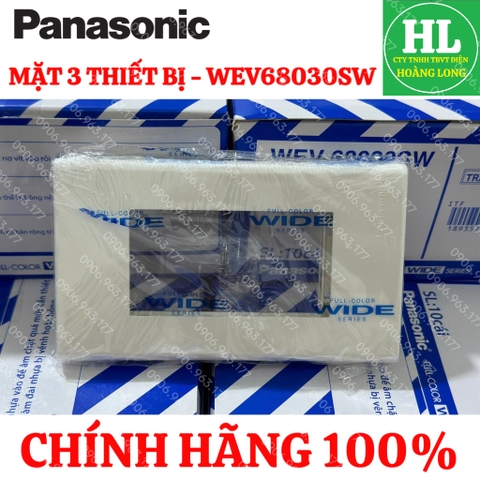 Panasonic dòng WIDE mặt dùng cho 2 thiết bị đơn WEV68020SW.