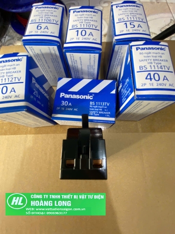 Cầu dao Aptomat Át HB CB cóc Panasonic 6A BS1106TV chính hãng