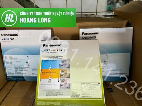 Đèn led Panel âm trần tròn PANASONIC 9w khoét D100mm Neo Slim Chính hãng