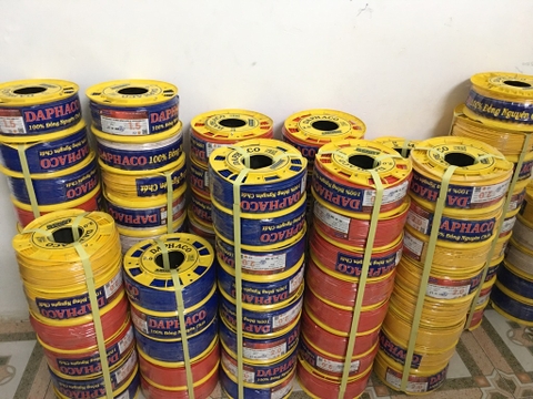 Dây điện Daphaco 1.5 đơn cáp CV 7 sợi (100m)