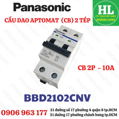 MCB 2 TÉP PANASONIC 2P 63A BBD2632CNV CHÍNH HÃNG