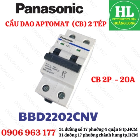 MCB TÉP PANASONIC 2P 32A BBD2322CNV CHÍNH HÃNG