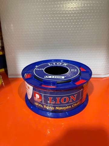 Dây điện LION đơn mềm VCm 0.75 có 24 sợi đồng bên trong