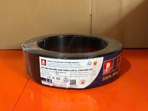 Dây điện LION đơn mềm VCm 2.5 có 50 sợi đồng bên trong