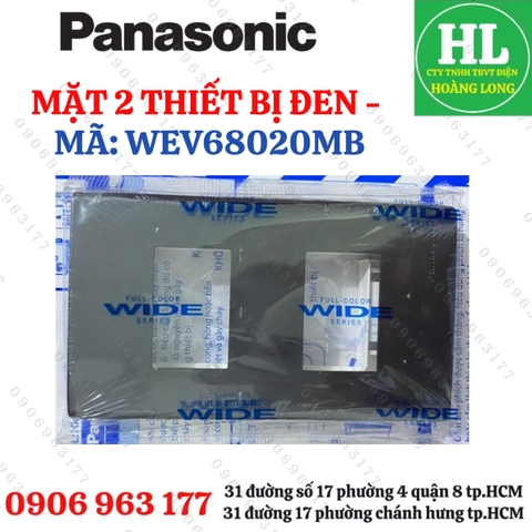 MẶT WIDE MÀU ĐEN ÁNH KIM XÁM PANASONIC CAM KẾT CHÍNH HÃNG