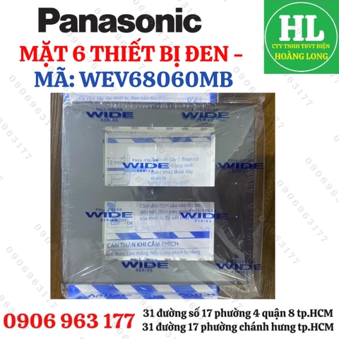MẶT WIDE MÀU ĐEN ÁNH KIM XÁM PANASONIC CAM KẾT CHÍNH HÃNG