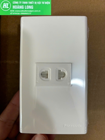 COMBO PANASONIC - Bộ ổ cắm đôi 3 chấu dòng Wide Panasonic Chính hãng.