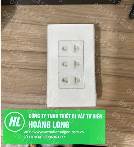 COMBO PANASONIC - Bộ ổ cắm đôi 3 chấu dòng Wide Panasonic Chính hãng.