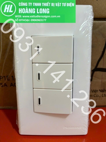 COMBO PANASONIC - Bộ Mặt Ổ cắm, Mặt Công tắc dòng Wide Panasonic Chính hãng.